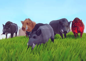 Poly Art: Boars – دانلود رایگان