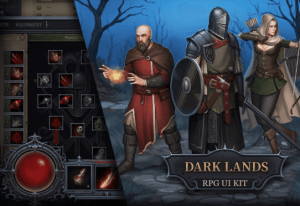 Dark Lands – RPG UI Kit – دانلود رایگان