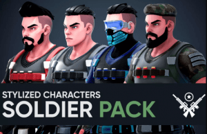 Soldier Pack – Stylized Modular Character – دانلود رایگان