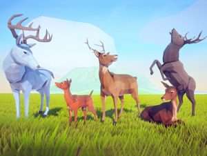 Poly Art: Deer – دانلود رایگان