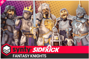 Fantasy Knights – Sidekick Modular Characters by Synty – دانلود رایگان
