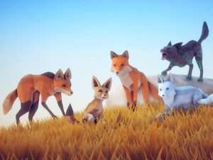 Poly Art: Fox – دانلود رایگان Poly Art: Fox – دانلود رایگان